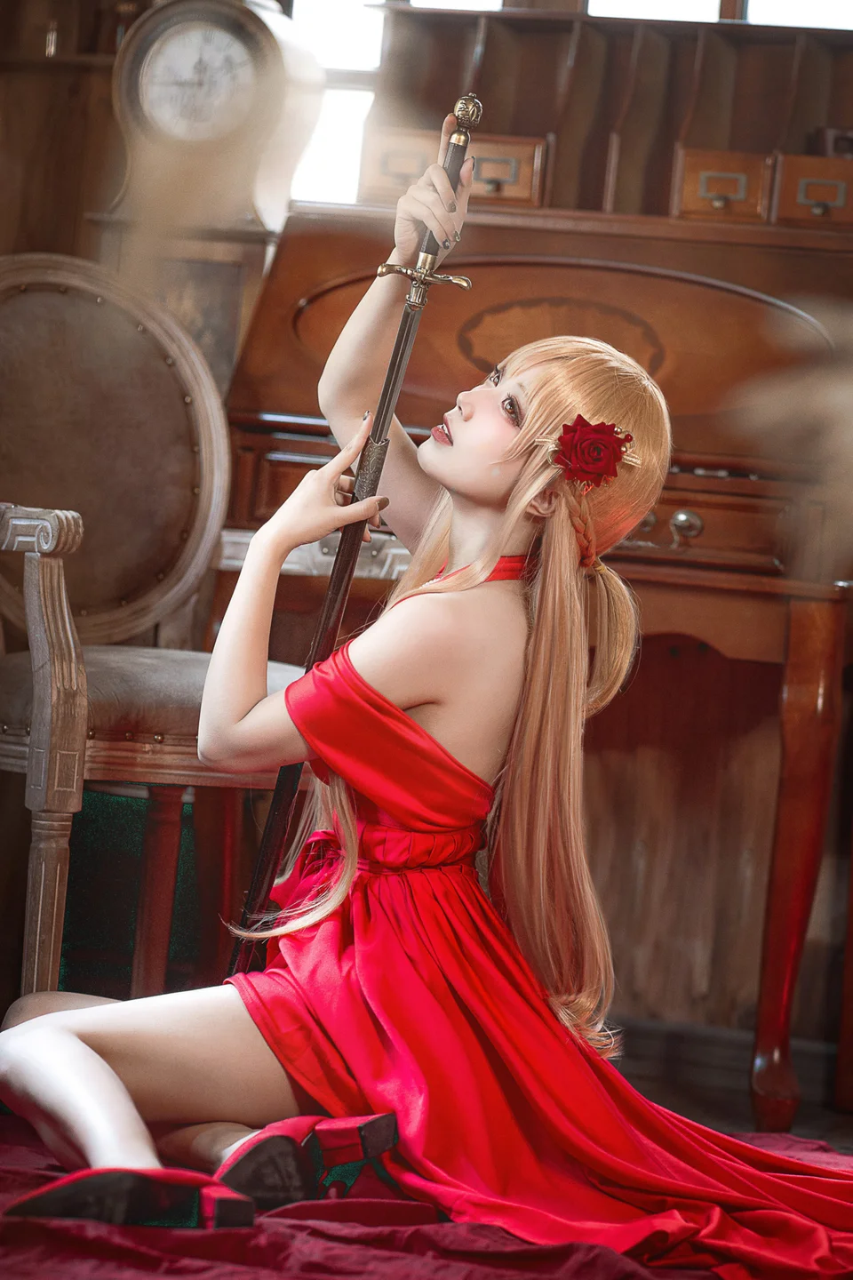 切切celia - 刀剑神域·亚丝娜 礼服 [28P-534MB] tg@simisebaisi 【丝足阁】005.webp